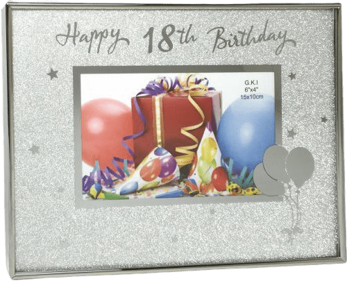 Photo Frame with Balloons (Happy 18th Birthday)