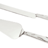 Stainless Steel Cake Knife Set (Diamante Hearts)